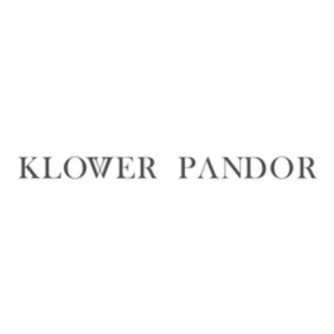 KLOWER PANDOR Logo (EUIPO, 06.02.2023)