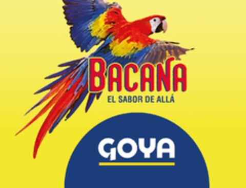 BACANA EL SABOR DE ALLÁ GOYA Logo (EUIPO, 14.02.2024)