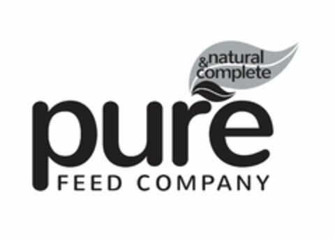 PURE FEED COMPANY NATURAL & COMPLETE Logo (EUIPO, 07/01/2024)