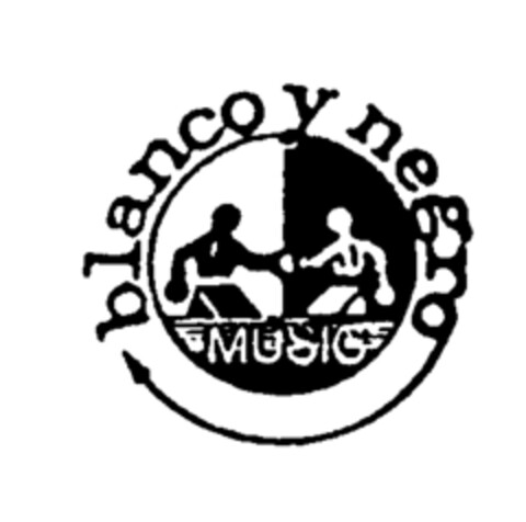 blanco y negro MUSIC Logo (EUIPO, 03.12.1996)