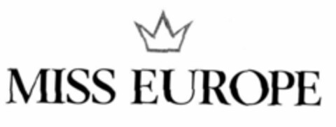 MISS EUROPE Logo (EUIPO, 08.09.1999)