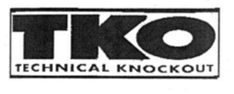 TKO TECHNICAL KNOCKOUT Logo (EUIPO, 16.06.2000)