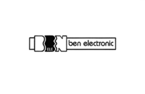 BEN ELE ben electronic Logo (EUIPO, 25.04.2005)