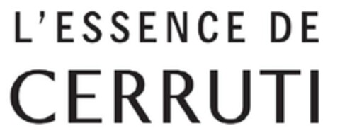 L'ESSENCE DE CERRUTI Logo (EUIPO, 03/24/2009)