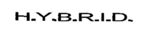 H.Y.B.R.I.D. Logo (EUIPO, 24.09.2009)