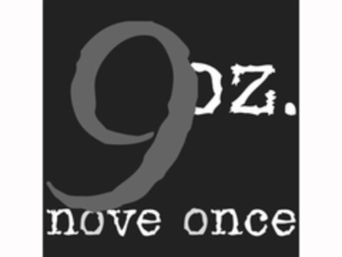 9 oz. NOVE ONCE Logo (EUIPO, 25.10.2010)