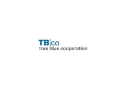 TB CO true blue cooperation Logo (EUIPO, 11.03.2011)