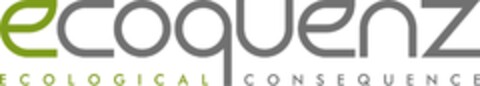 ecoquenz ECOLOGICAL CONSEQUENCE Logo (EUIPO, 02.04.2014)