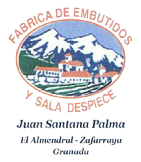 FABRICA DE EMBUTIDOS Y SALA DESPIECE JUAN SANTANA PALMA EL ALMENDRAL - ZAFARRAYA GRANADA Logo (EUIPO, 28.10.2014)