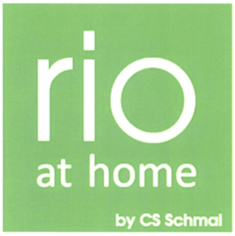 rio at home by CS Schmal Logo (EUIPO, 08.05.2015)