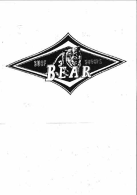 SURF BOARDS BEAR Logo (EUIPO, 15.07.2016)