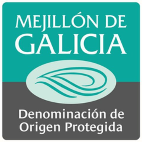 MEJILLÓN DE GALICIA DENOMINACIÓN DE ORIGEN PROTEGIDA Logo (EUIPO, 05/29/2017)