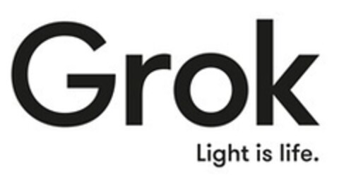 GROK LIGHT IS LIFE Logo (EUIPO, 04/18/2018)