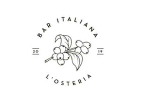 BAR ITALIANA L'OSTERIA 2019 Logo (EUIPO, 18.12.2018)