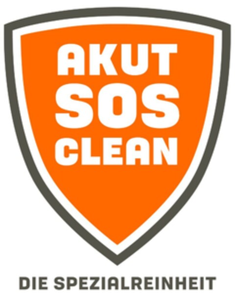 AKUT SOS CLEAN DIE SPEZIALREINHEIT Logo (EUIPO, 29.10.2019)