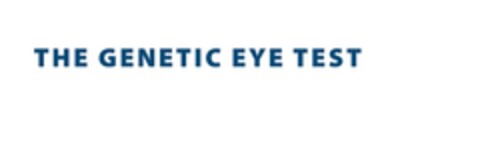 THE GENETIC EYE TEST Logo (EUIPO, 28.10.2021)