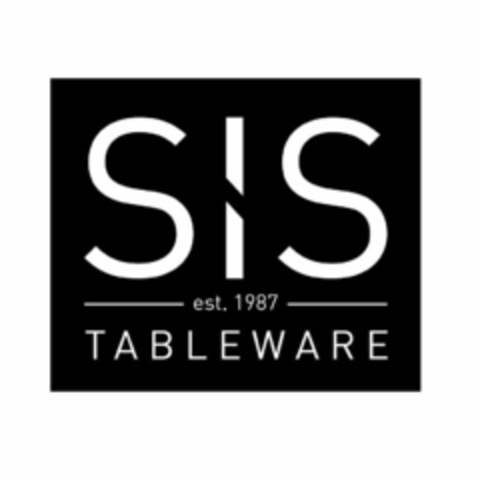 SIS est. 1987 TABLEWARE Logo (EUIPO, 15.12.2021)