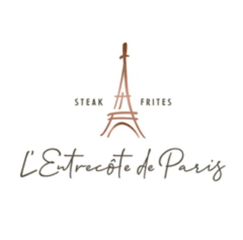 STEAK FRITES L’ENTRECÔTE DE PARIS Logo (EUIPO, 02/01/2022)