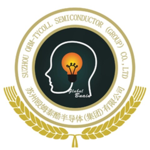SUZHOU OHM-TYCOLL SEMICONDUCTOR (GROUP) CO.,LTD Global brain Logo (EUIPO, 25.08.2023)