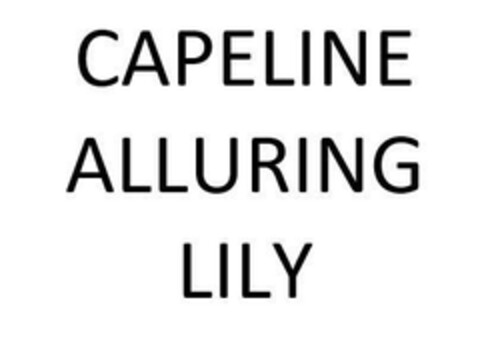 CAPELINE ALLURING LILY Logo (EUIPO, 05.02.2024)