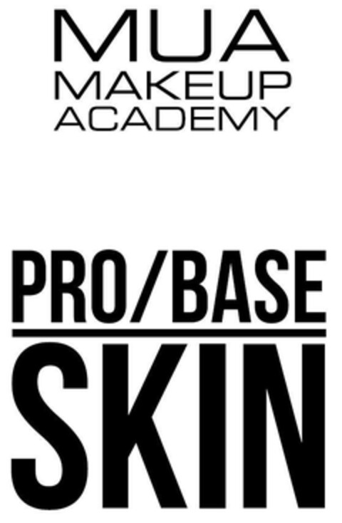 MUA MAKEUP ACADEMY PRO/BASE SKIN Logo (EUIPO, 14.02.2024)