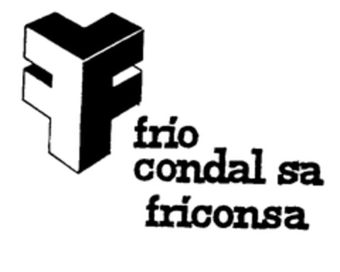 F FRÍO CONDAL SA FRICONSA Logo (EUIPO, 01.04.1996)