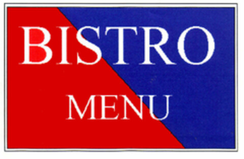 BISTRO MENU Logo (EUIPO, 04/01/1996)