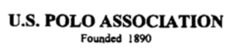 U.S. POLO ASSOCIATION Founded 1890 Logo (EUIPO, 10.10.1997)
