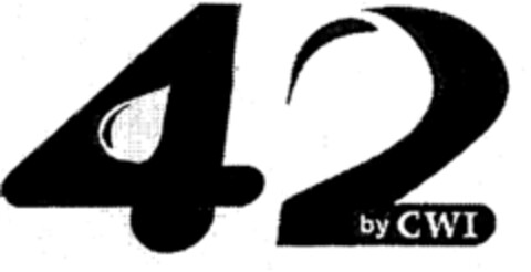 42 by CWI Logo (EUIPO, 06/05/1998)