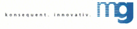 konsequent. innovativ. mg Logo (EUIPO, 31.08.1998)