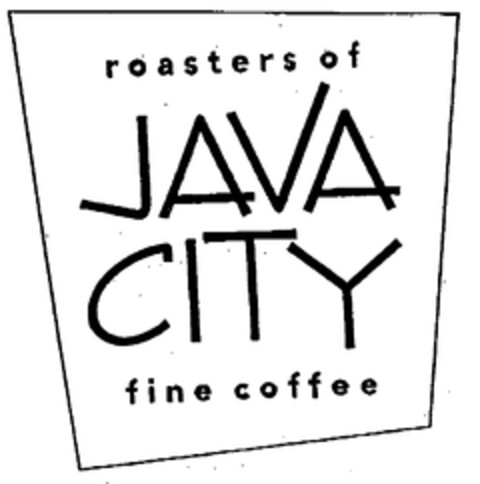 JAVA CITY roasters of fine coffee Logo (EUIPO, 04/13/1999)