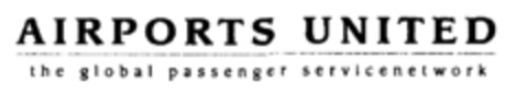 AIRPORTS UNITED the global passenger servicenetwork Logo (EUIPO, 19.01.2001)