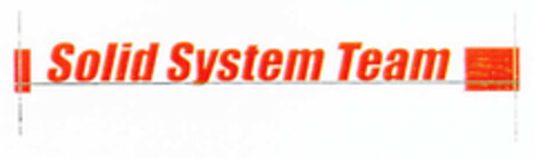 Solid System Team Logo (EUIPO, 09/26/2002)