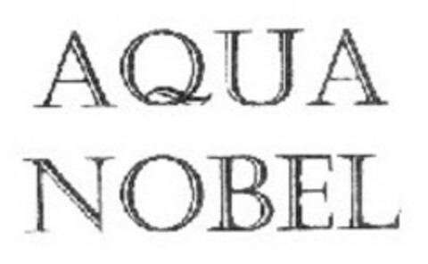 AQUA NOBEL Logo (EUIPO, 11.08.2003)