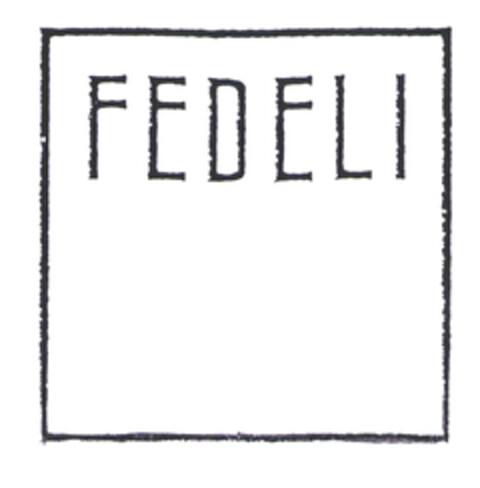 FEDELI Logo (EUIPO, 08/27/2003)