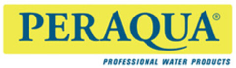PERAQUA PROFESSIONAL WATER PRODUCTS Logo (EUIPO, 15.03.2006)
