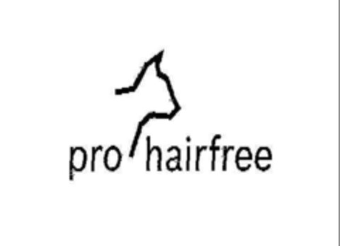 pro hairfree Logo (EUIPO, 21.03.2006)