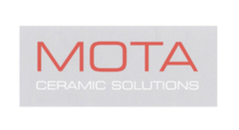 MOTA CERAMIC SOLUTIONS Logo (EUIPO, 08/31/2006)