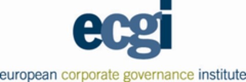 ecgi european corporate governance institute Logo (EUIPO, 12/04/2006)