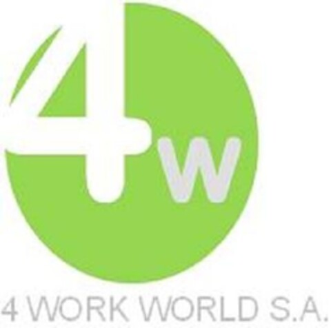 4W 4 WORK WORLD S.A. Logo (EUIPO, 21.07.2010)