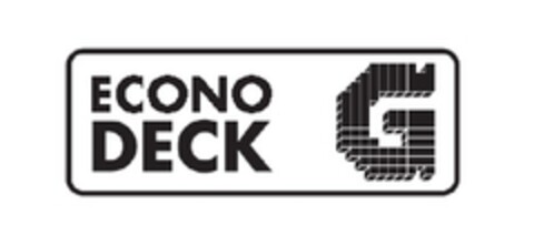 ECONO DECK G Logo (EUIPO, 25.09.2012)