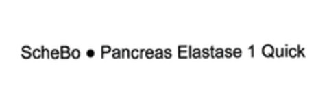 Schebo Pancreas Elastase 1 Quick Logo (EUIPO, 07.12.2012)