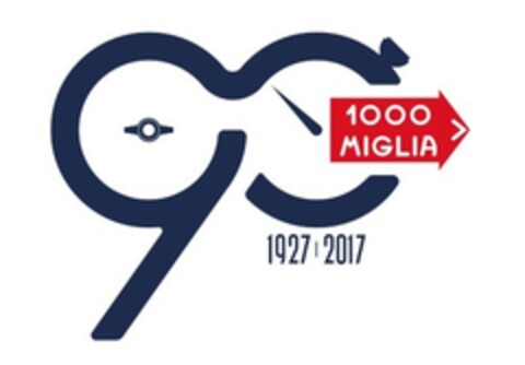 90 1000 MIGLIA 1927/2017 Logo (EUIPO, 09.03.2017)