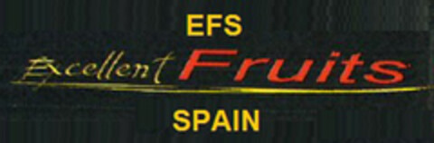 EFS Excellent Fruits SPAIN Logo (EUIPO, 05/24/2017)