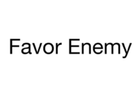 Favor Enemy Logo (EUIPO, 27.08.2019)