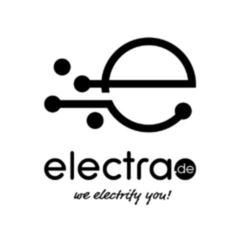 electra.de we electrify you! Logo (EUIPO, 24.01.2020)