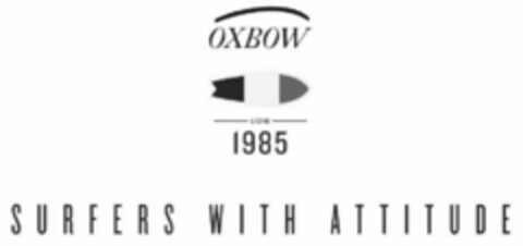 OXBOW LIGNE 1985 SURFERS WITH ATTITUDE Logo (EUIPO, 04.03.2020)
