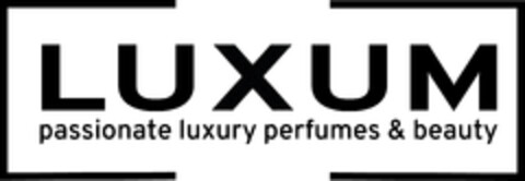 LUXUM passionate luxury perfumes & beauty Logo (EUIPO, 01/18/2021)