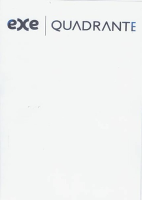 exe QUADRANTE Logo (EUIPO, 09/21/2021)