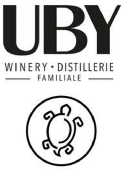 UBY WINERY DISTILLERIE FAMILIALE Logo (EUIPO, 11/22/2023)